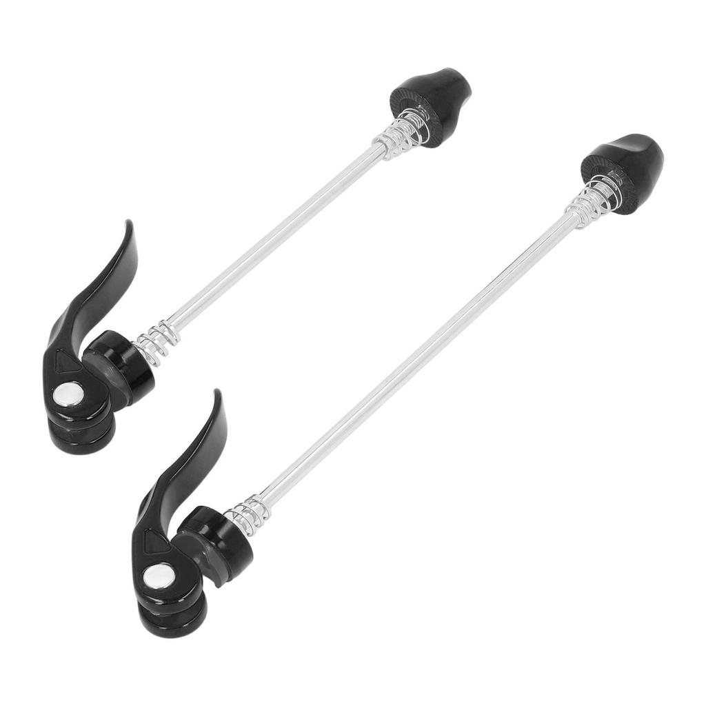 Bike Quick Release Skewers Bike Front and Rear Hub Skewers for Road Bike Mountain Bike BMX Black
