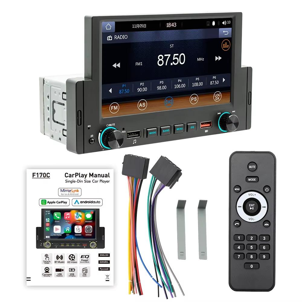6.2Inch Universal MP5 Multimedia Stereo System For Car BT FM Carplay Car Stereo Touch Screen Support Reversing Camera