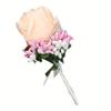 Bräutigam Herren Corsage Simulation Seide Rose Pin Brosche Hochzeit Anzug Blume Zubehör