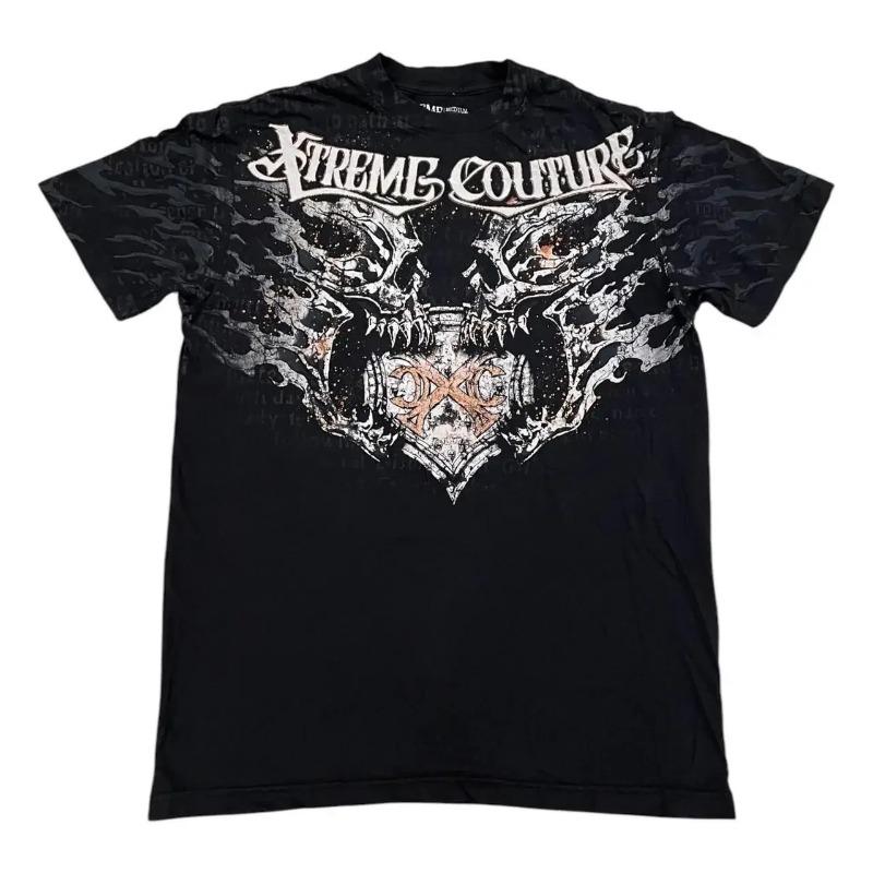 T-shirt da uomo estiva 3D stampata in stile Street Gothic, taglia grande. Tessuto Morbido e Traspirante Adatto per l'Uso Quotidiano