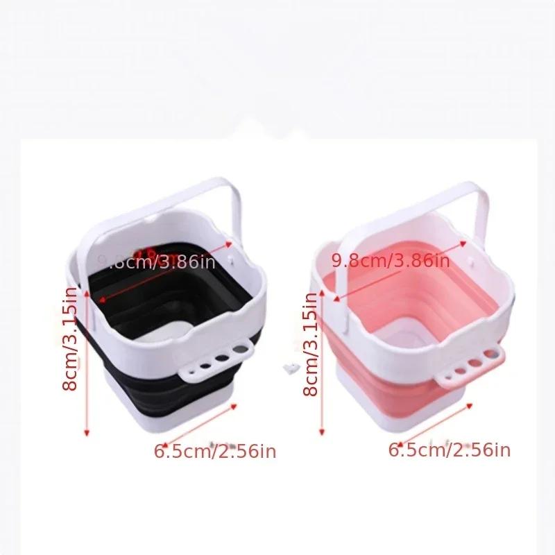 1pc Mini Foldable Color Mixing and Brush Washing Bucket, Small Portable Brush Washer for Art Students' Sketching and Painting