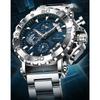 Luxury Watch For Men Calendar Luminous Waterproof Man Clock Male Chronograph Stainless Steel Men's Quartz Watches Reloj