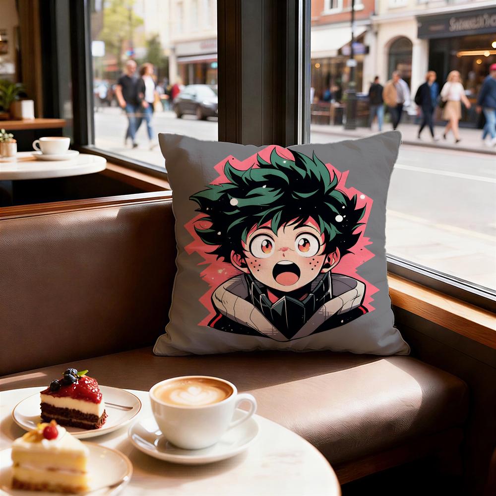Popular My Hero Academia Cushion Cover Decorative Cushions Covers Cover Sofa 50X50 Pillow 4 Piece 45X45 40X40 Pillowcase