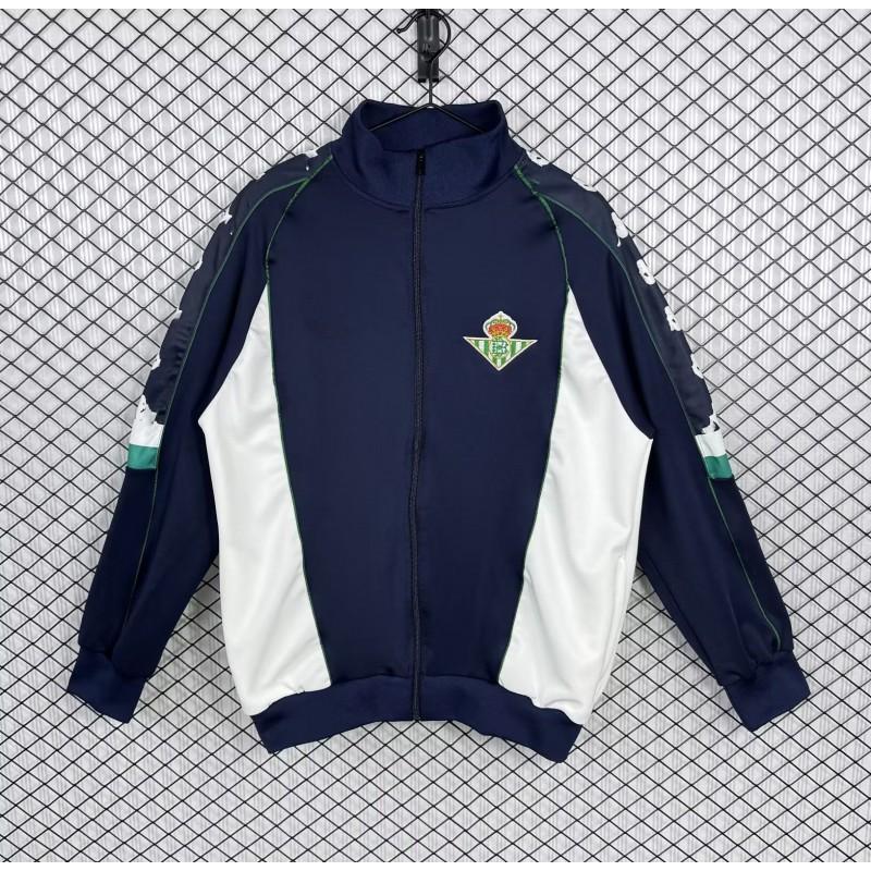 Maglia da Calcio Stile Vintage Giacca Sportiva Casual da Adulto Giacca a Vento Tutto