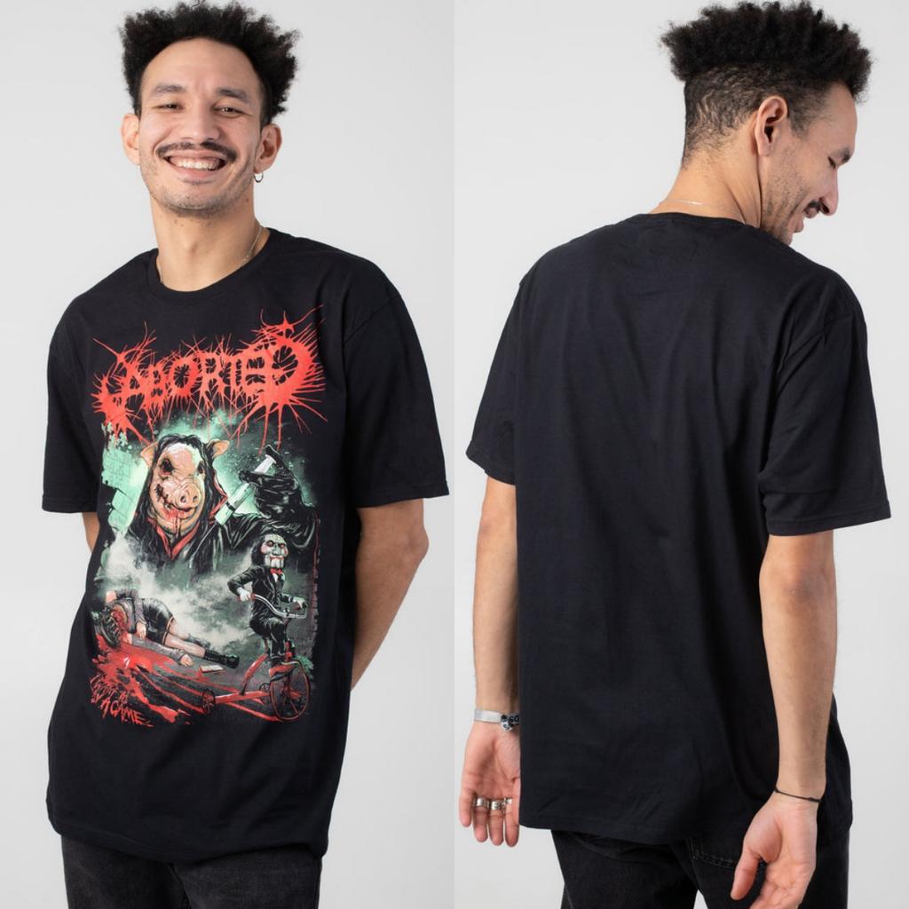 New Aborted Graphic Cotton Tshirt Unisex Summer Short Sleeve Fashion Brand Tee Luxury Casual Vintage Tee