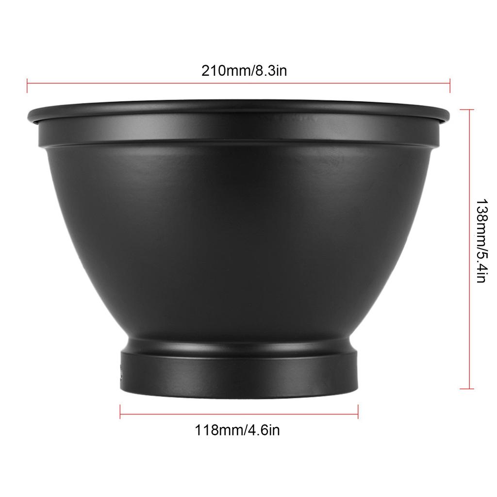 210mm Elinchrom Mount Reflektor Difuzér Stínidlo Stínidlo Lampy s 60stupňovou Voštinovou Mřížkou pro Elinchrom Mount Studio