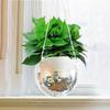 Disco Ball Hanging Flower Creative Hanging Basket, Plant Planting Basin, Garden Decoration