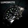 Hyakuichi 101 Quartz Diver S Watch 20 Atm Water reSiStant Black Hyaku1 001