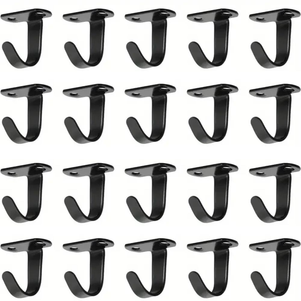 

20 Pcs Heavy Duty Towel Hooks Screw Mounted Hanging Ornament Hooks Ceiling Hooks Garage