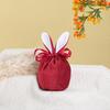 Easter Velvet Bunny Ears Gift Box - Creative Candy Party Bag
