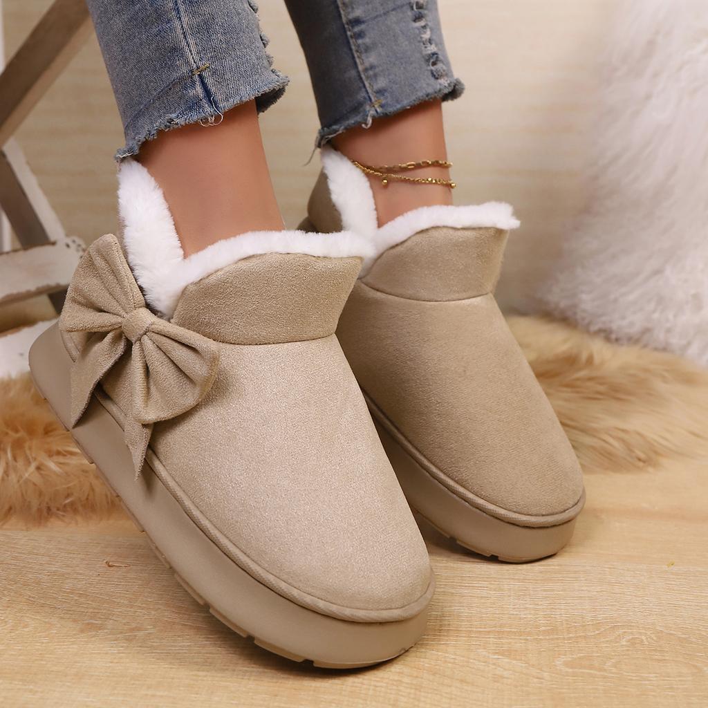 Home Cotton Slippers, Warm and Thick, Couple Style, Simple Autumn and Winter, Indoor Half Bag, and Home Decor
