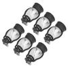 6Pcs Electric Lantern Vintage Lamp Battery Operated Light Home Decoration for Party