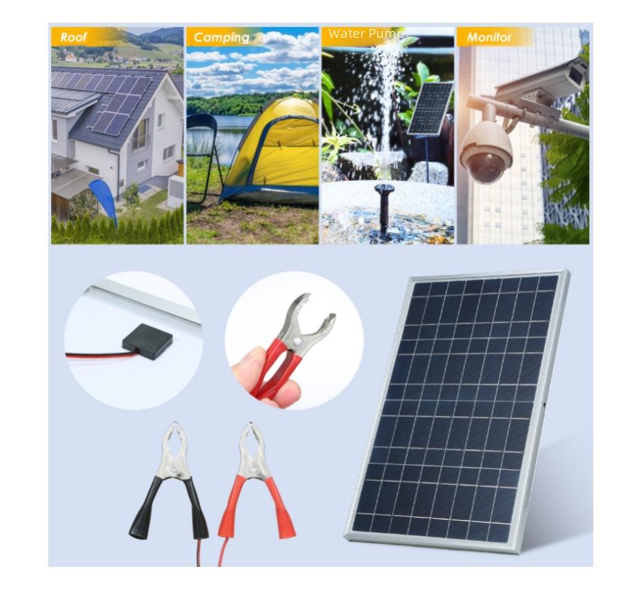 30W Monocrystalline Solar Charger 12V/18V Portable Panel, IP65 Rated