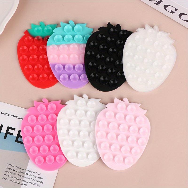 1Pc Strawberry Suction Cup Phone Holder, Portable Phone Mount, Navigation Stand, Phone Stand, Decorative Holder
