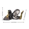 1 Resin Garden Fairy Statue Showing a Fairy Angel Girl Lying on a Book. This Statue Is Specially Designed to Install the Decoration of the Gro