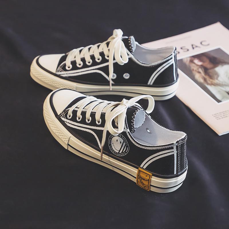 Ins High-Top Canvas Shoes Женская корейская версия 2021 Новые ретро-туфли Harajuku — фото 3