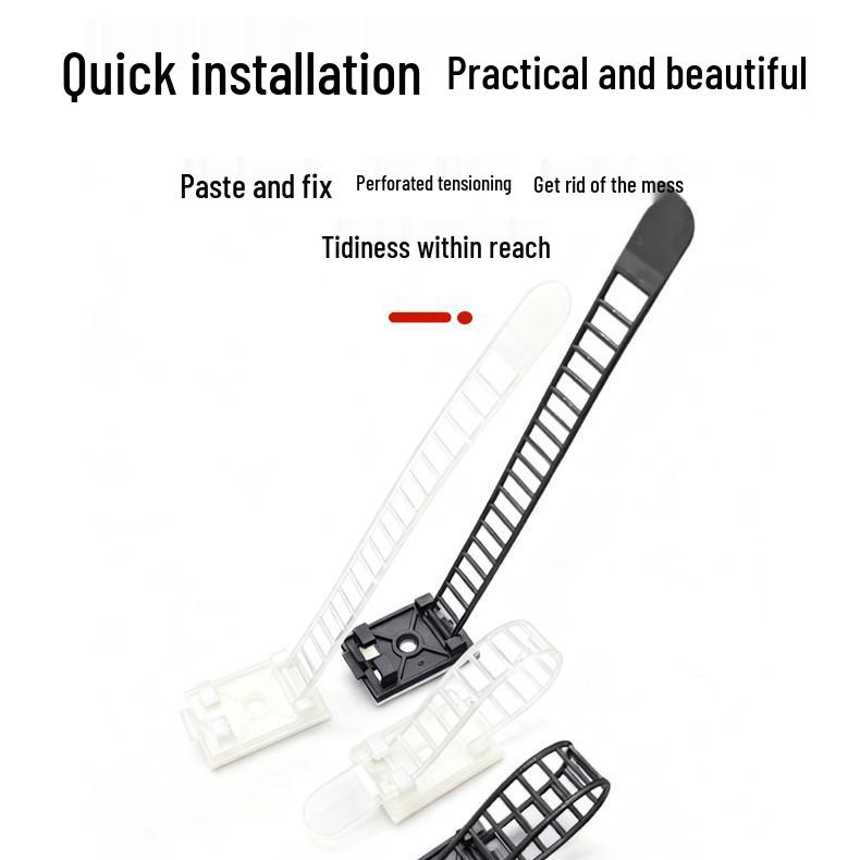 Self-Adhesive Adjustable Cable Organizer Clip