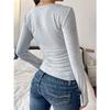 Women S Y2k Versatile Long Sleeve T Shirt Inner Wear