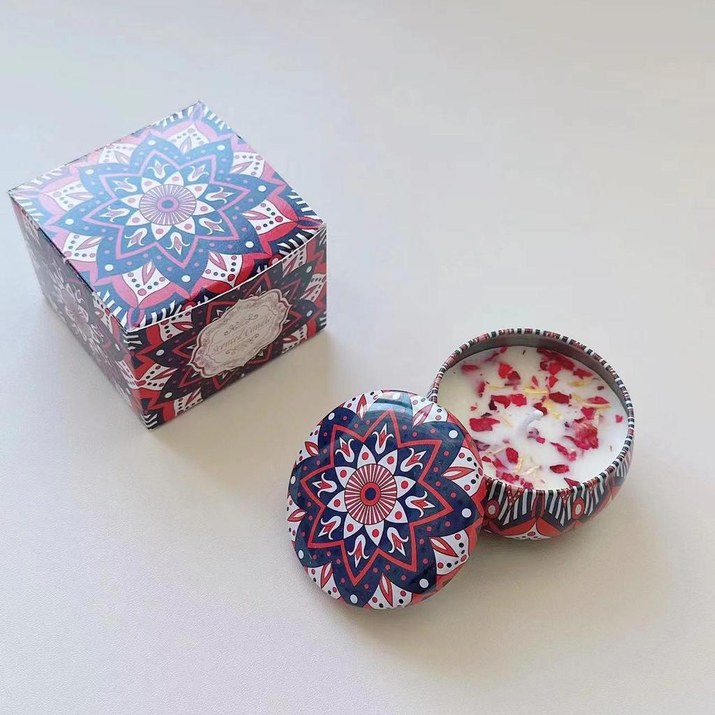 Soy Wax Dried Flower Scented Candle – Wedding & Birthday Aromatherapy Gift
