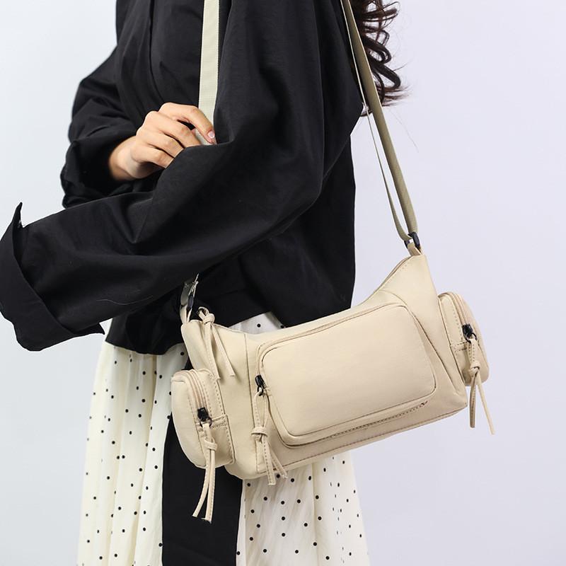 Oxford Fabric Womens Casual Shoulder Bag With Multiple Pockets For Travel And Daily Use