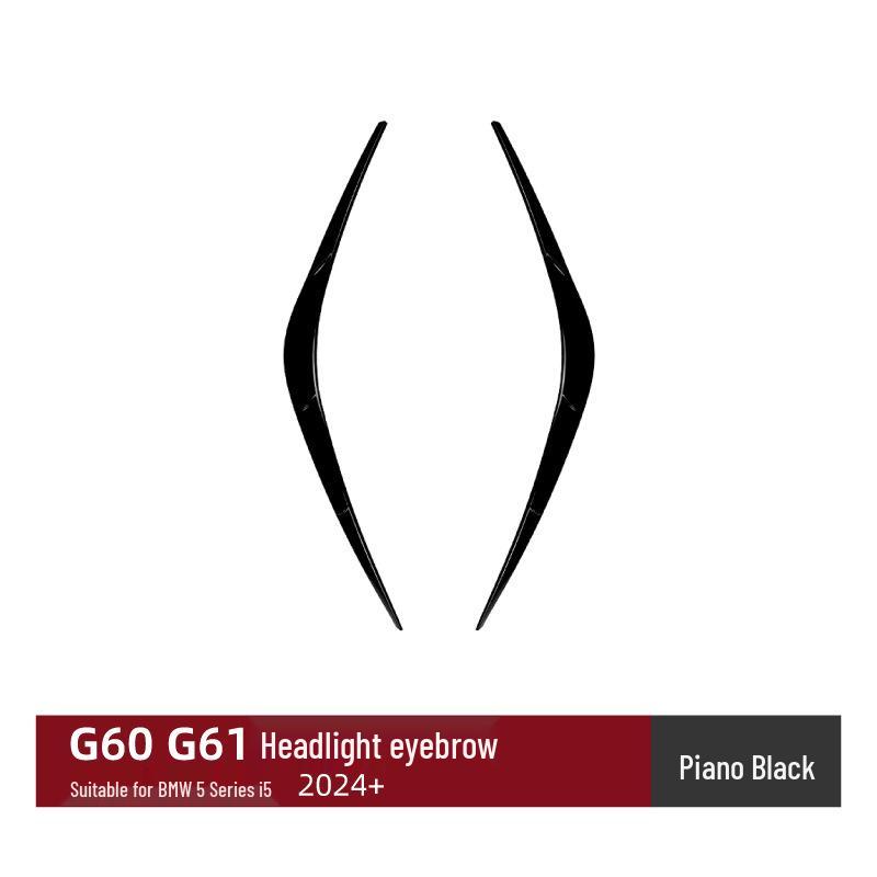 Headlight Eyebrow Stickers for 2024+ BMW 5 Series/ i5 G60 G61 Exterior Trim