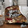 1pc Harry Potter Flannel Throw Blanket - HD Printed Lightweight Soft Warm All-Season Blanket for Sofa, Bed, Travel, Camping 043