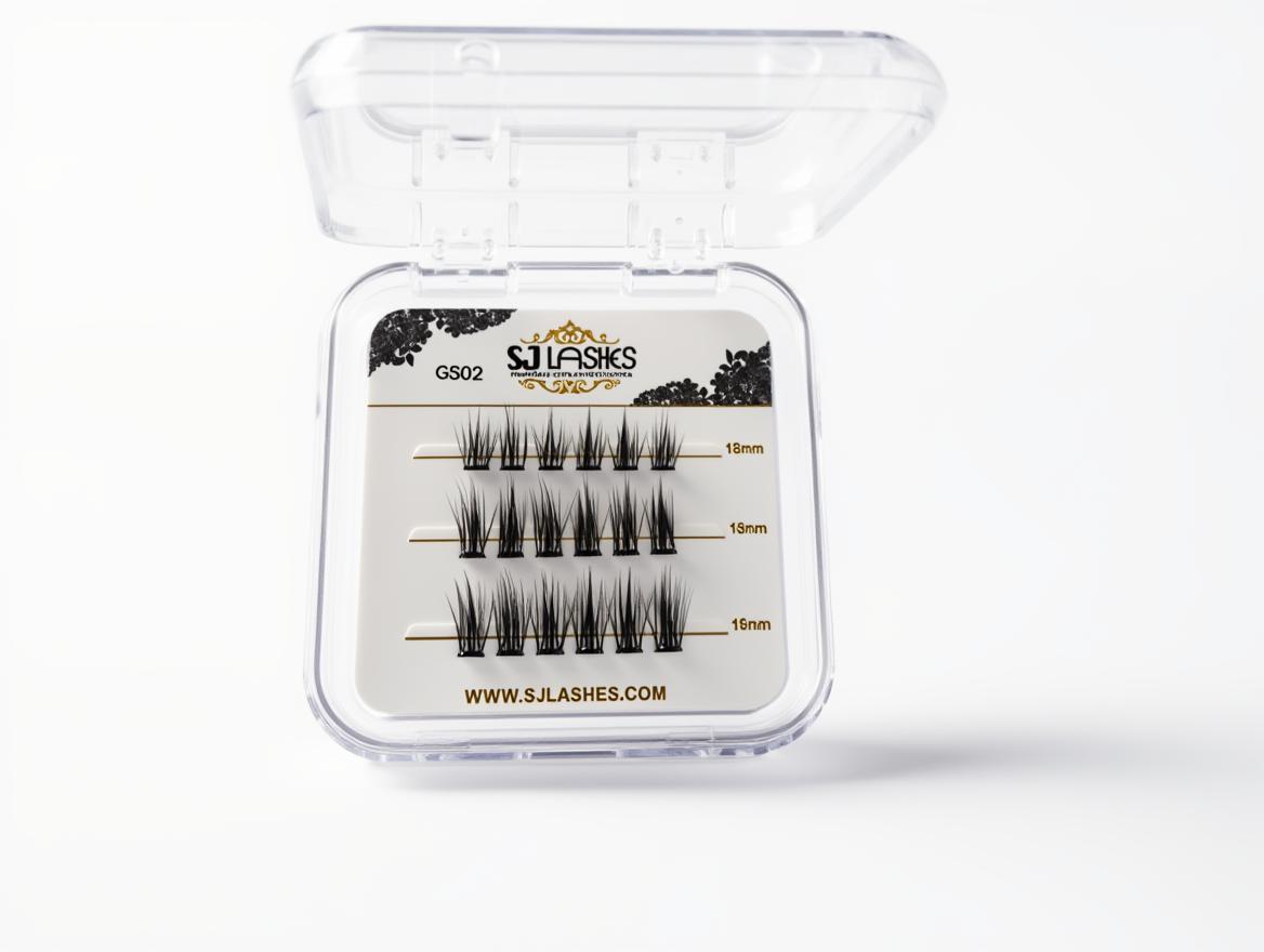 DIY Eyelashes Extension Cluster Lash Extension Kit Eyelash Cluster Factory Wholesale Cluster Lashes Book Sample box чёрный