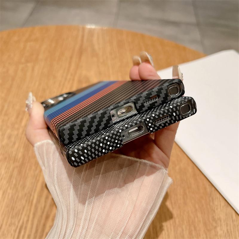 Ultratenká textura uhlíkových vláken Magnetická Pro Magsafe Pouzdro Pro Samsung S25 S24 S23 S22 Note 20 Ultra 10 Plus Hard PC Matte Cover