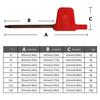 10pc Torx Screwdriver T Wrench Red Flag Type Spanner Key Screwdriver T5-T20 For Car Home Appliance Furniture Repairing Hand Tool
