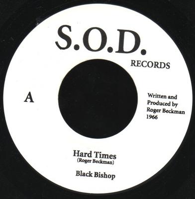 7inch Record BLACK BISHOP - Hard Times / All Cried Out NONE Sound Of Dissen 2006 US Soul/Funk Used