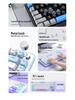 RGB Russian Co-branded Custom Three-Mode Wired Gaming Mechanical Keyboard