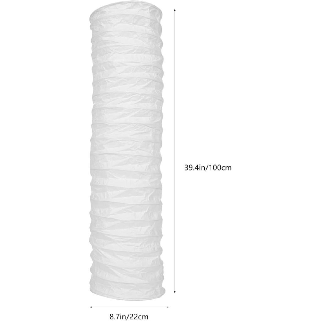 Uonlytech 2pcs Paper Shades Nordic Simple Japanese Style Standing Lamps Replacement for Bedside Desk Wall Floor Lamp