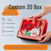 Custom High-End Folding Gift Box: Exquisite Drawer-Type, Book-Type, Flip-Top, or Top-Bottom Open with Custom Logo Options