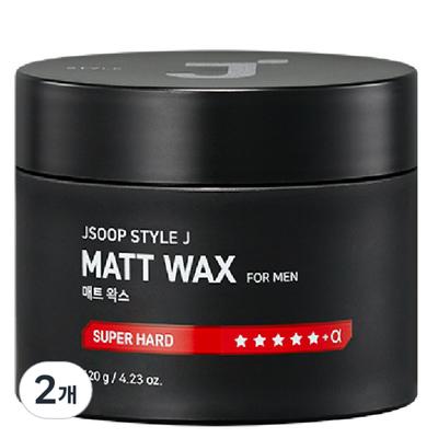 J.Sup Styl J. Wosk twardy matowy dla mężczyzn, 120 g, 2 sztuki