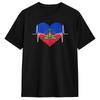 Oversized T Shirt Haitian Heritage Flag Day Month Love Haiti Pride Cotton TShirts Trendy Cool Tshirt Unisex Summer Classic Clothes