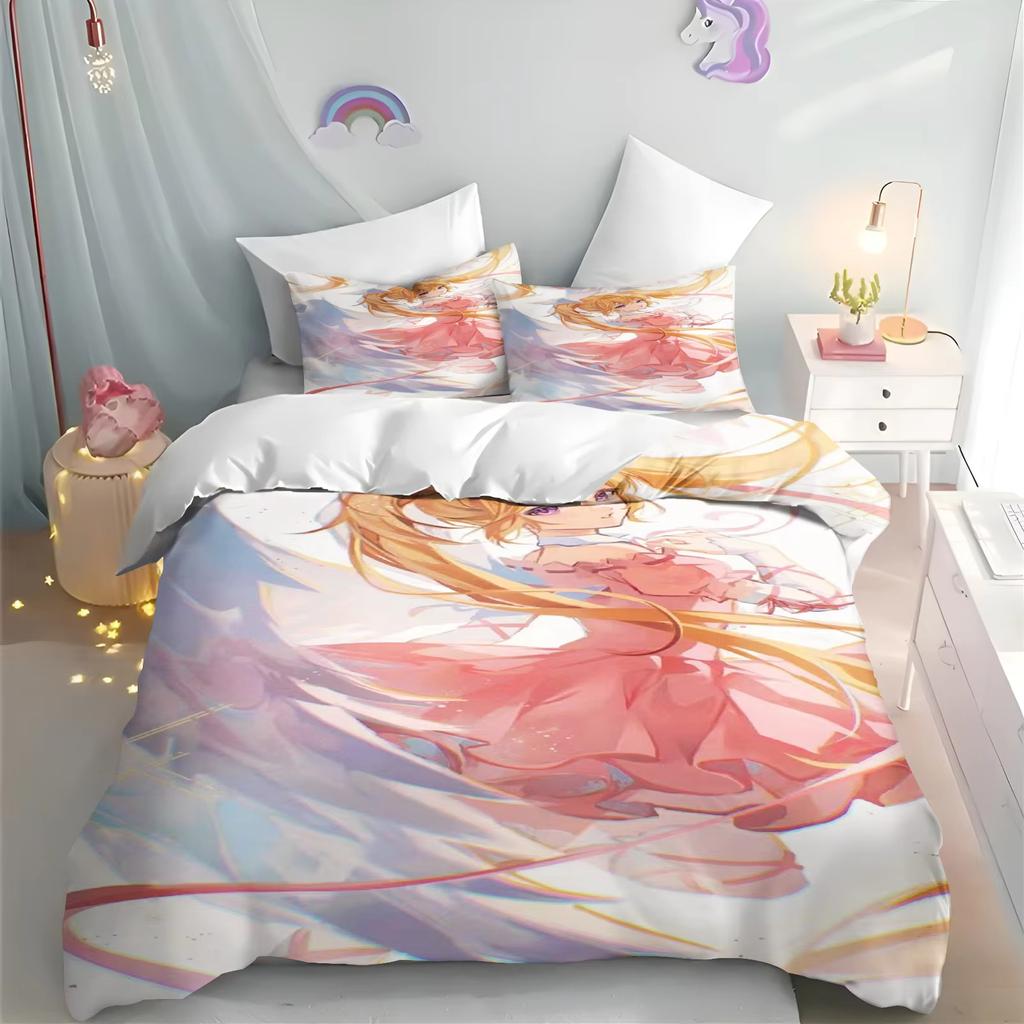 Anime Shugo Chara Star Song Bedding Sets Duvet Cover Set With Pillowcase Twin Full Queen King Bedclothes Bed Linen Home Textile