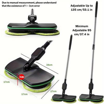 Wireless Electric Mop, Floor Cleaning Electric Mop, Electric Wireless Floor Cleaner, Scrubber, Sweeper, Polisher, Mop Set