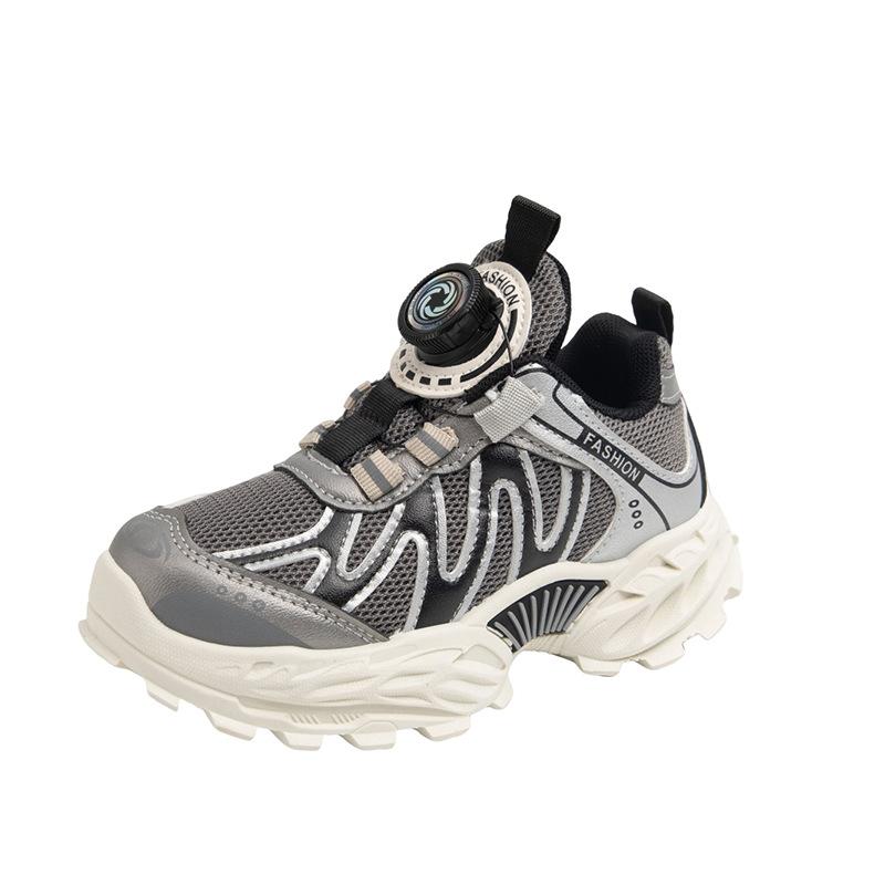 Children's dad shoes 2025 new autumn mesh breathable casual sports shoes light hiking hiking shoes