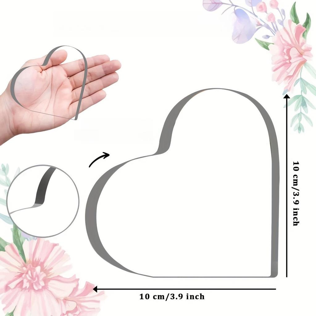 1pc Teacher Appreciation Quotes Heart Acrylic Sign Plaque For Teachers' Day End Of Year Back-To-School Gifts, Room Office Decor, Four Seasons