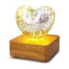 Colorful 3D Fireworks Night Light Romantic Atmosphere Heart Shaped Atmosphere Lights  Living Room