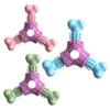 Interactive Dog Teething Toy Bone Shape Chew Toy for Puppy Teething Grinding Teeth Relieve Anxiety Tug-of-War