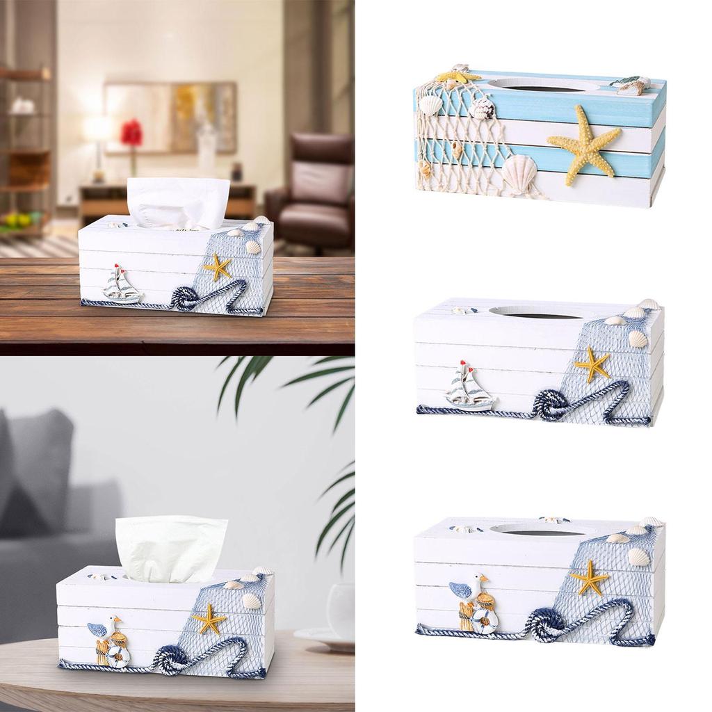 Tissue Paper Box Cover Decorative Tissue Holder Dispenser Toliet Vanity Home