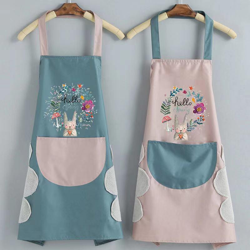 Women's Fashion Waterproof & Oil-Proof Apron: Stylish Kitchen and Cooking Workwear with Free Shipping