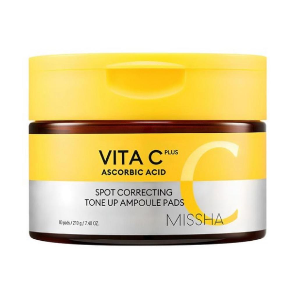 MISSHA Vita C Plus Spot C Tone‑Up Ampoule Pads, 210 g (80 pads), 1 pc