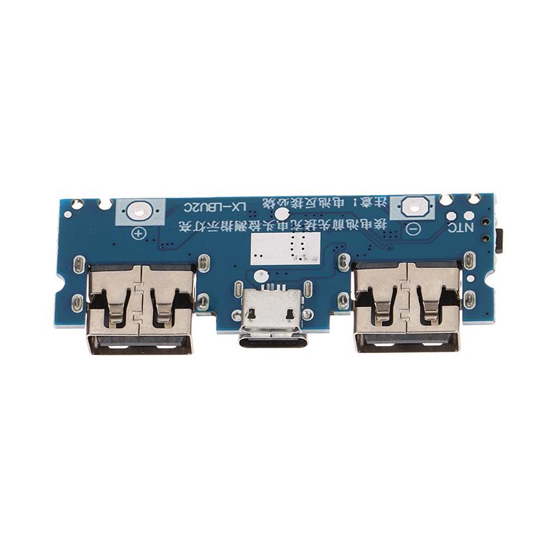 1PC Dual USB 5V Mobile Power Motherboard EDP2339 Main Control Phone Power Bank Circuit Board With LED Light DIY Accessories