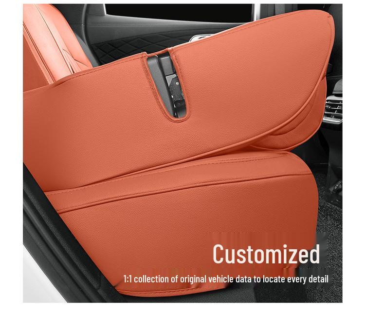Nezha L Car Seat Cushion - New Model, Full Leather, Universal for All Seasons