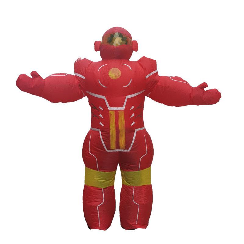 Patrick Star Clown Riding Dinosaur Inflatable Costume - Halloween Edition