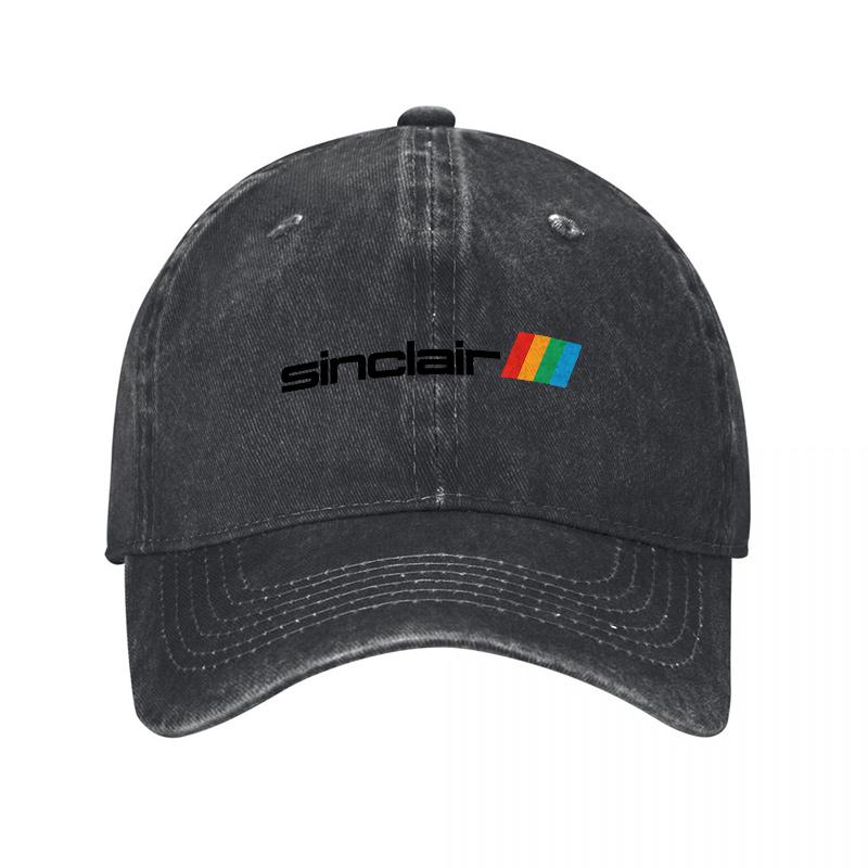 Cappellino da Baseball Sinclair Logo Arcobaleno Cotone Lavato Vintage Regolabile Unisex per l'Uso Quotidiano