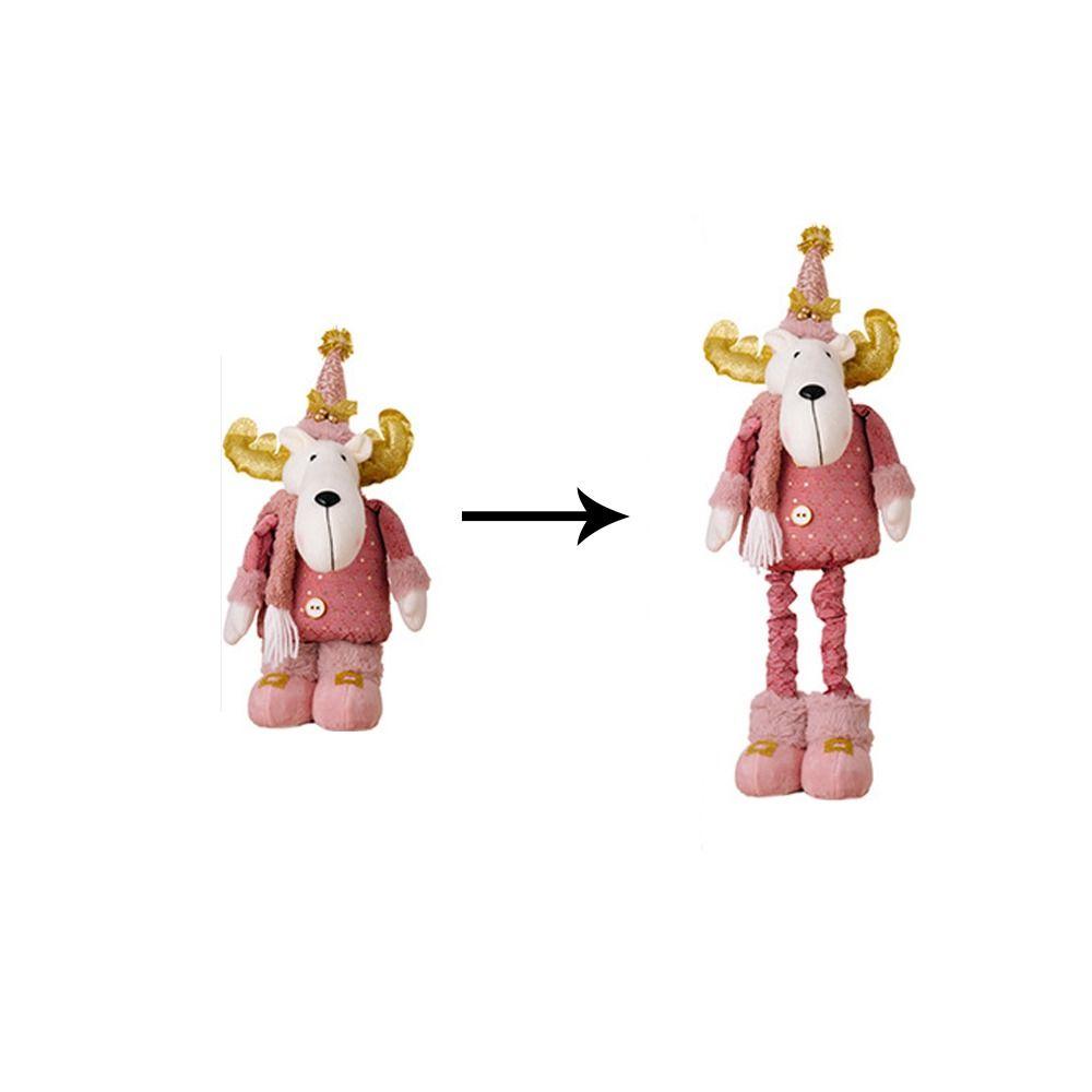 Standing Christmas Telescopic Doll Ornaments Cute Merry Christmas Decoration  New Year Supplies