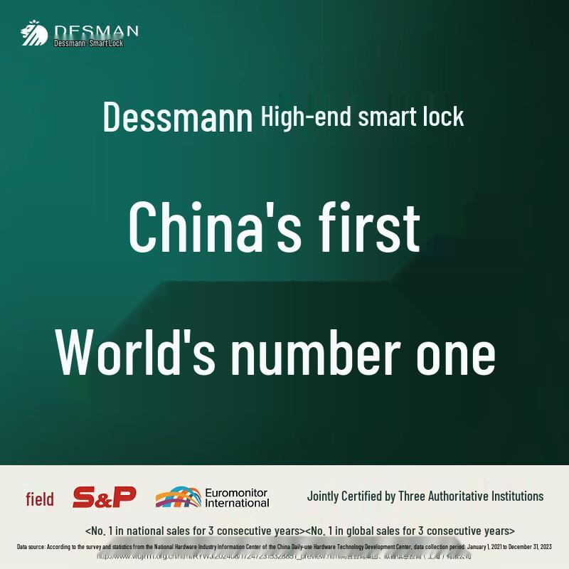 DESMAN Dasheng Q5MPro Smart Door Lock with Visual Peephole